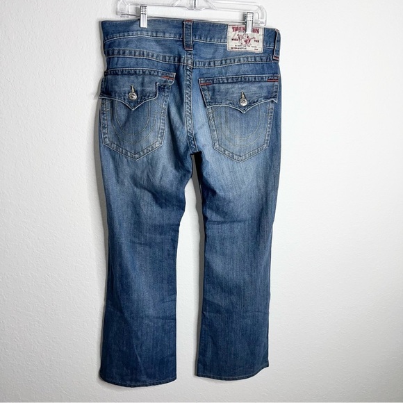 True Religion Jeans Men 34 X 31 Bootcut Medium Wash Y2K CL - Picture 2 of 8
